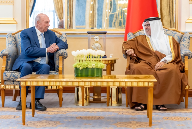 HRH Prince Salman meets president of the Senate of Jordan